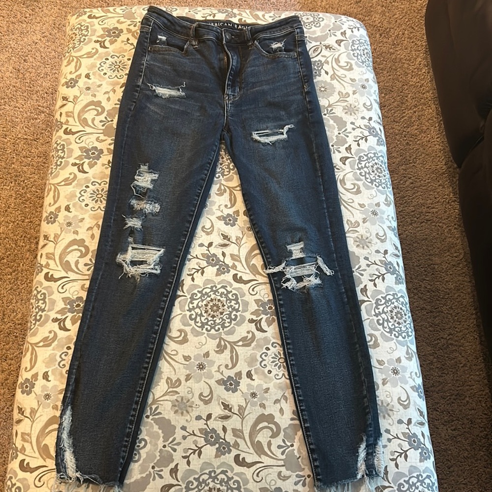 American Eagle high rise jeans size 8